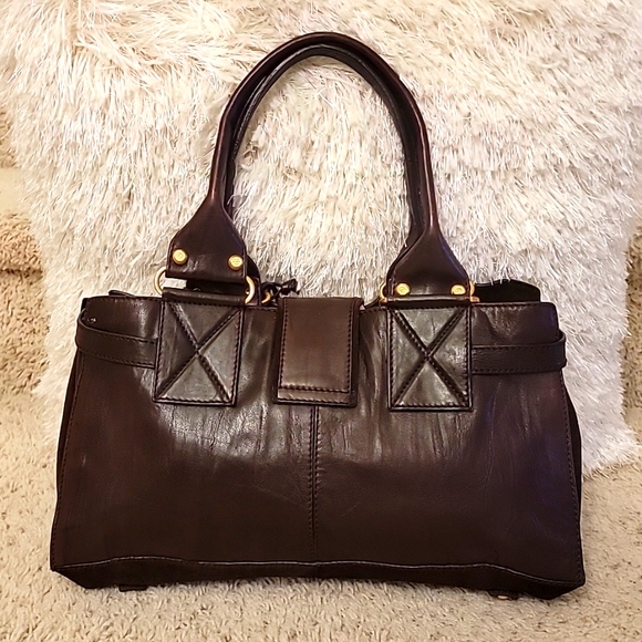📍Rare |Vintage | Francesco Biasia | Leather & Suede East West Style Bag - Picture 5 of 16